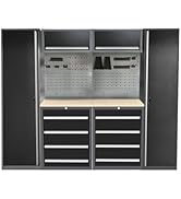 Amazon.com: JZD Steel Tool Storage Cabinet with Lockable 5 Drawers