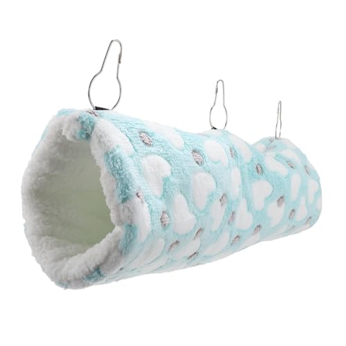 Mipcase Cozy Winter Warm Hamster Squirrel Tunnel Pet Sleeping Tunnel Hammock for Guinea Pigs Mice