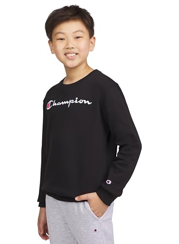Champion Boys Sweatshirt for Kids Pullover Fleece Crewneck Sweater4