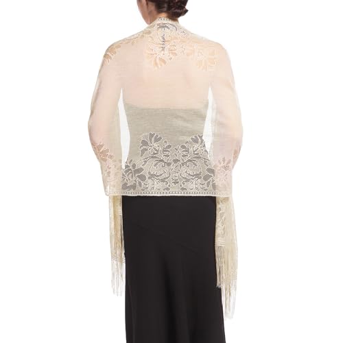 American Trends Shawls for Women Shawls and Wraps for Evening Dresses Silk Feeling Scarf Pashmina Shawls Wedding Formal Shawl4