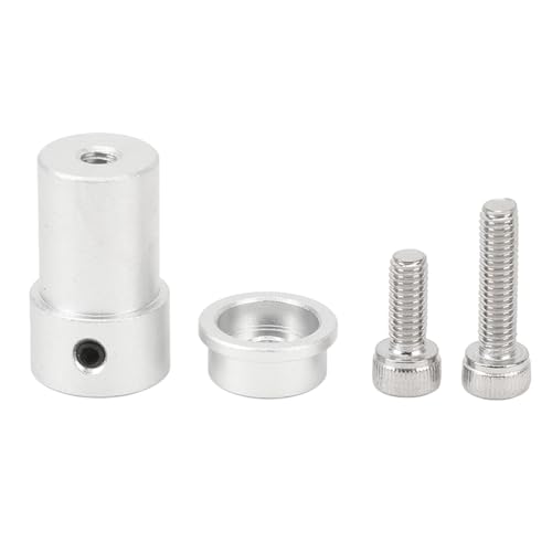 4mm Mounting Hub,Universal Mounting Hub Coupling,Aluminum Alloy Motor Shaft Mounting Coupling,Motor Shaft Mounting Coupler for Connect Omnidirectional Wheels