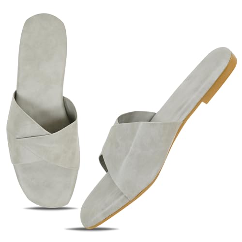 Image of DFR Women Casual Cushioned Flat Slippers Woman