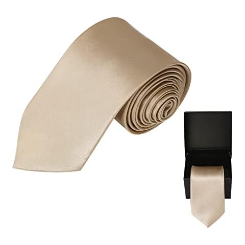 Champagne Color Necktie Cover