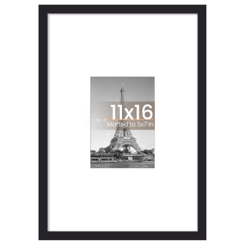 Image of upsimples 11x16 Picture Frame, Wall Decor Poster Frames, Black 1 Pack