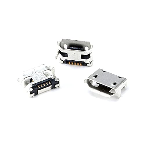 100PCS Micro USB 5P Socket Connector Pitch 7.2mm Female SMD DIP Connectors