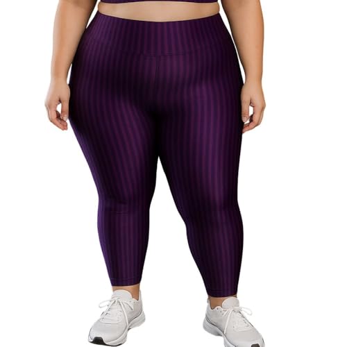 Calça Legging Fitness Plus Size Cirrê 3D Feminina Leg Grande para Academia Cintura Alta Laura 46 48