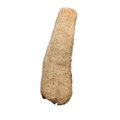Esponja de lufa natural, exfoliante 100% a base de plantas, exfoliante para baño y ducha, sin plástico, exfoliante corporal ecológico para el cuidado de la piel