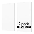 Olanglab Sound Acoustic Panels 2 Pack, 24''x48'' Fiberglass Acoustic Wall Panels 2'' Thick, Large Sound Proof Panels for Walls (White)
