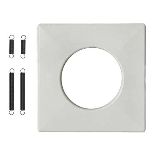 JIOTAR S97010319 Bathroom Exhaust Fan Cover For Broan Heating Lampshade Grille With Springs, 97010319 Compatible with Bulb Ceiling Heater 161,162,9412D-R01,9417DN-R01