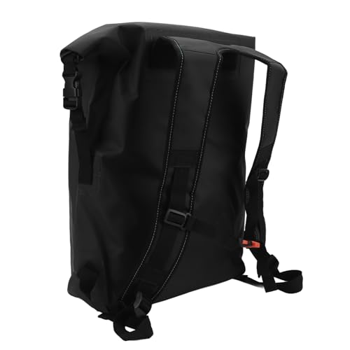 Mochila Bolsa seca impermeable de PVC, capacidad 25L, para kayak, pesca y camping, con costuras soldadas y cierre enrollable seguro miniatura 6
