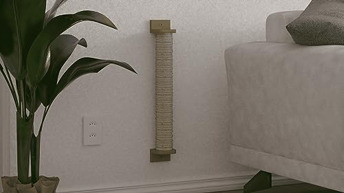 Arranhador para Gatos de Parede Gatto Karino - Kit 2un Sisal 70mm x 60cm