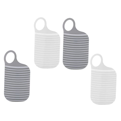 Beavorty Hand Folding Washboard Mini Collapsible Laundry Pad Travel-Friendly Non-Slip Washboard for Clothing