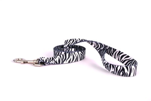 Image of Yellow Dog Design Standard Lead, Zebra Black, 1 inch x 60 inch (5 ft.)