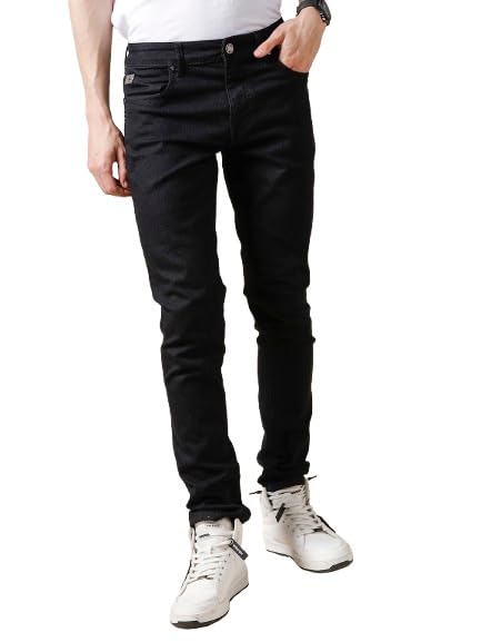 wrogn Men's Cotton Stretch Jeans | Solid | Skinny Fit-picture-30