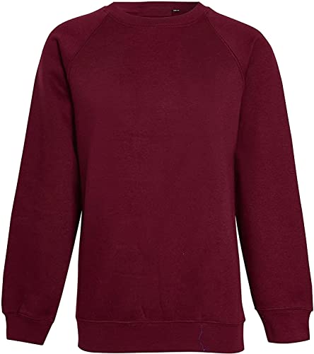 NY Deluxe Edition Sudadera de Forro Polar Unisex para niños y niñas, de 5 a 14 años, Vino, 11-12 años Cover