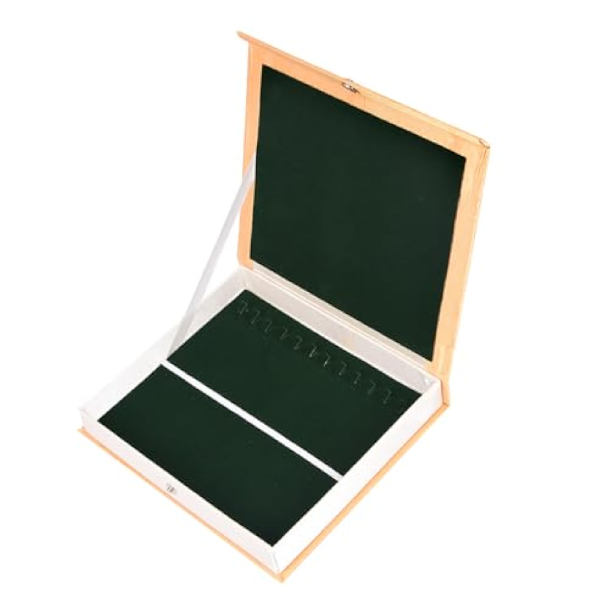 Green Chain Box with 12 Chain Holders, Organiser