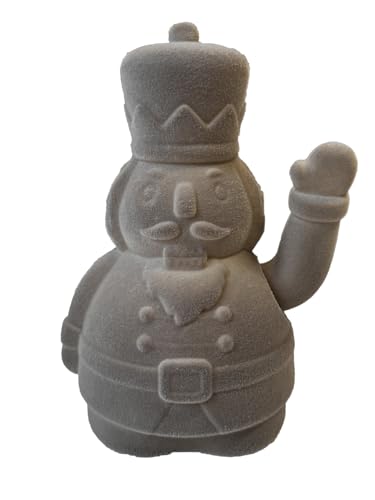 AM Design Winkefigur Nussknacker Grau H:17,5 cm - Wichtelfigur...