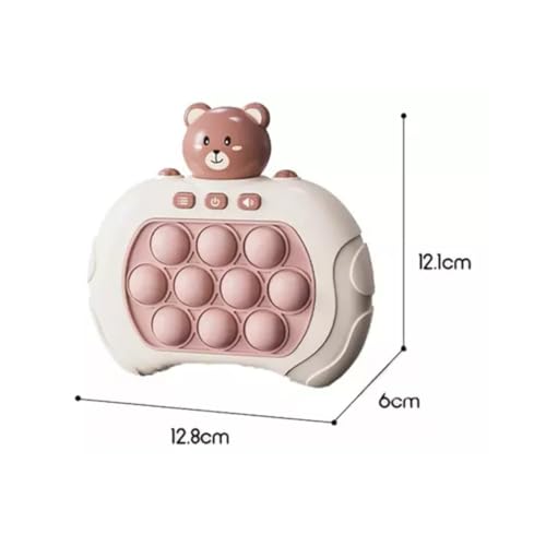 Mini Game Sensorial Console Pop-it Quick Push Divertido Brinquedo Sensorial Pop It Quick Push (Unicó