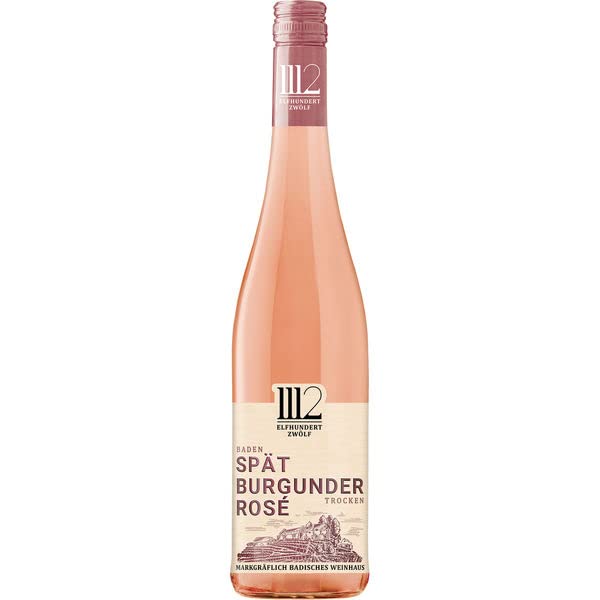 1112 Spätburgunder Rosèwein trocken 13% vol., 6er Pack (6 x 0.75 l)