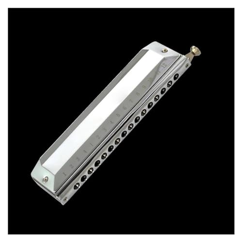 TYCHWZRMV qƑl̃WAgjbNn[jJA 12/16 Holes Chromatic Scale Harmonica C Key Black Gold Professional Mouth Harmonica Playing Music