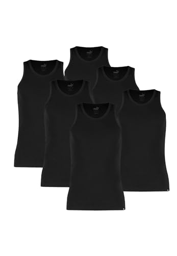 Débardeur PUMA homme noir blanc maillot de corps coton sous-vêtement lot de 6
