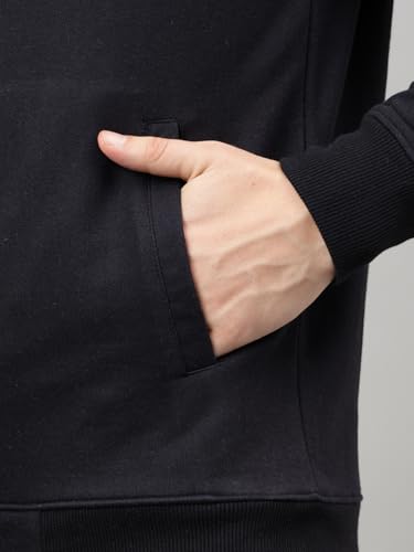 Image of Men's Winter Fleece Tracksuit | Zip-Up Sweatshirt & Track Pants, Soft Fleece Fabric, Warm 2-Piece Sportswear for Gym, Streetwear & Casual Wear |FTS-56