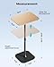 Viozon Floor Laptop Stand for Bed,Laptop Table, Small & Portable Standing Desk with Adjustable Height 26.7
