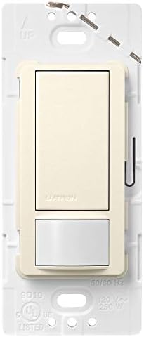Lutron Maestro Motion Sensor Switch | 2 Amp, Single Pole | MS-OPS2-BI, Biscuit