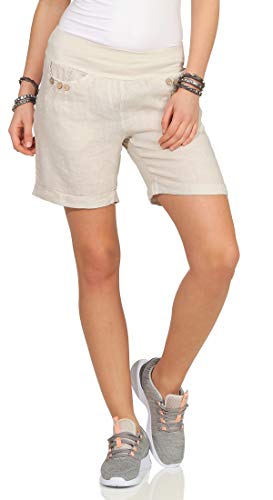 Mississhop - Pantaloncini estivi da donna, in 100%...