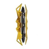 Quantità: 1 set MZNBY Accessori di Protezione della Copertura del Silenziatore del Tubo di Scarico dello Scudo Termico del Motociclo CNC per Yamaha X-Max 300 400 250 125 Accessori (Color : Gold)