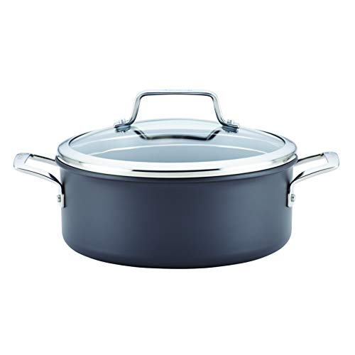 Anolon Authority Dutch Oven, 5 Quart, Gray