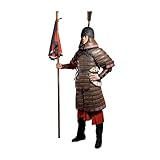 C W CHUWEN HOME [Chinese Samurai Armor Real] Tang Dynasty Armor Armor Cloud Head Pattern Armor Zha Armor Movie and TV Props