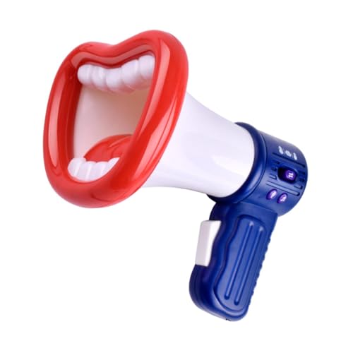 Milageto 子供用ボイスチェンジャーおもちゃ キッズボイスチェンジャーマイクおもちゃ メガホン機能付きおもちゃ 幼稚園児用, 白