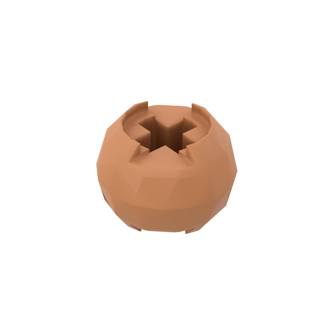 53585 Ball Joint Technic Ball Joint with Through Axle Hole 50 Pieces GDS-1056 Compatible with Lego Building Blocks Color:Medium Nougat 312 — image 1