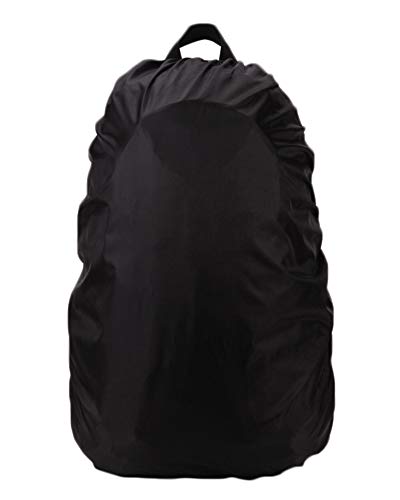 Protection la Pluie pour l'extérieur Housse de Sac à Dos Imperméable Noir 35-40L