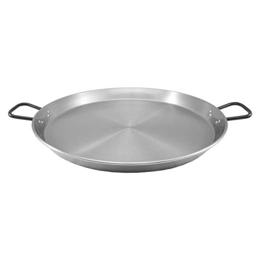 MUURIKKA Paella-panna i stål 50 cm för grill, gas, öppen eld, elektrisk
