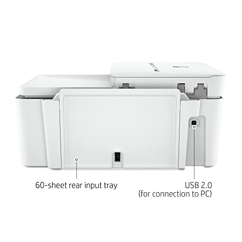 H-P All In One Printer Wireless Inkjet Photo Printer, Print, Scan, Copy, Fax And Mobile Printing With Auto Document Feeder Includes 6 Feet Neego Printer Cable - White #TOP4