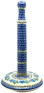 Polish Pottery Paper Towel Holder - Morning Glory
