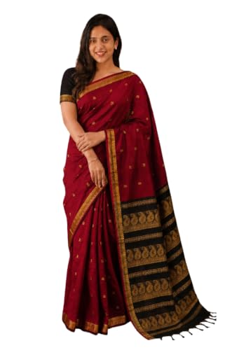Image of gadwal cotton sarees