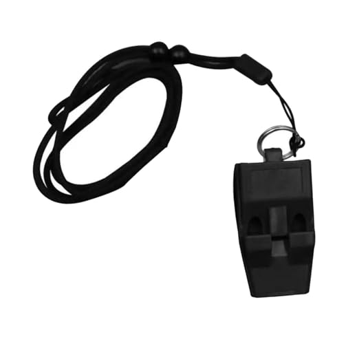 Silbato deportivo compacto para árbitros negro miniatura 2