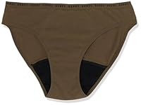 Bonds Women's Underwear Bloody Comfy Period Undies Bikini Brief Moderate, Khaki Kraze (1 Pack), 6