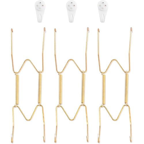 Catálogo para Comprar On-line Soportes para platos disponible en línea para comprar. 43 3 Piezas Soporte Para Platos, Porta Platos Decorativos, 24cm Con Ganchos Invisibles, Para Exhibición De Platos Decorativos, Organización De Cocina,Fácil Instalación Sin Daños