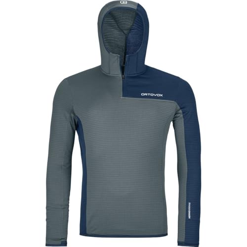 Ortovox, Fleece Light Grid ZN Hooded Jacket - Men's