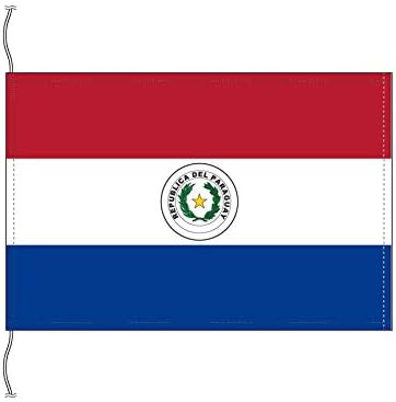 Amazon Tospa パラグアイ 国旗 卓上旗 16 24ｃｍ 高級テトロン製 日本製 地図 国旗 おもちゃ