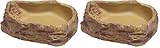Exoterra Gamelle Reptile Petit Modèle (Lot de 2)