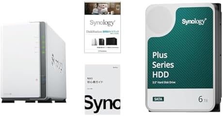 Amazon.co.jp: Synology NAS 2ベイ DiskStation DS223j & Synology HDD 