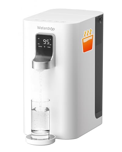 Waterdrop K19-H Purificador de Agua Ósmosis Inversa Doméstica, Agua Caliente Dispensador, Agua a...