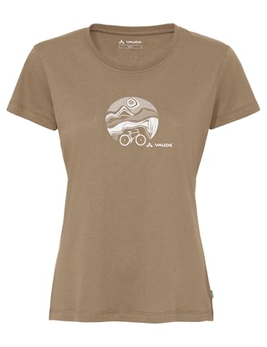 VAUDE Cyclist V T-Shirt Damen Bio-Baumwolle, Oat, Gr. 46 – Ansicht 1