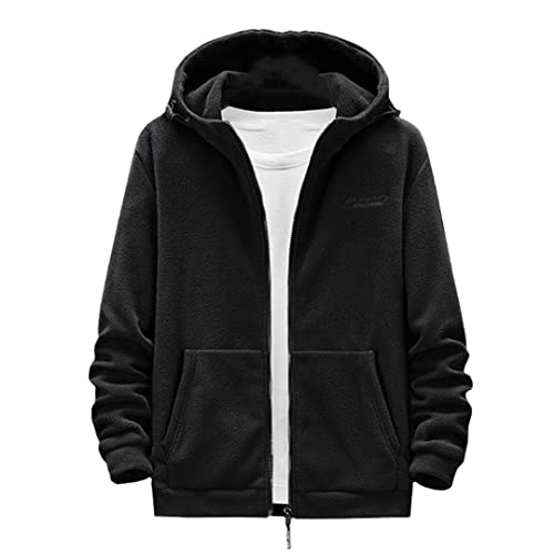 Sweat à capuche en polaire homme grande taille finitions de qualité supérieure