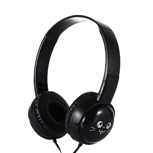 Docooler Auriculares de diadema con cable de 3,5 mm, auriculares de música portátiles para niños, MP4, MP3, smartphones, ordenadores portátiles
